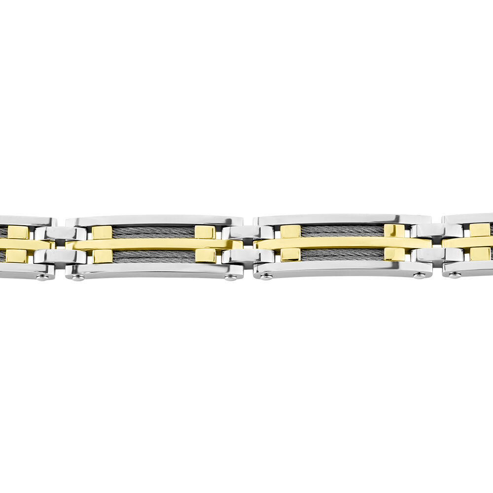 Bracelet Jourdan Priam Acier Bicolore - Bracelets Homme | Marc Orian