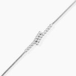 Bracelet Shirley Argent Blanc Oxyde De Zirconium - Bracelets fantaisie Femme | Marc Orian