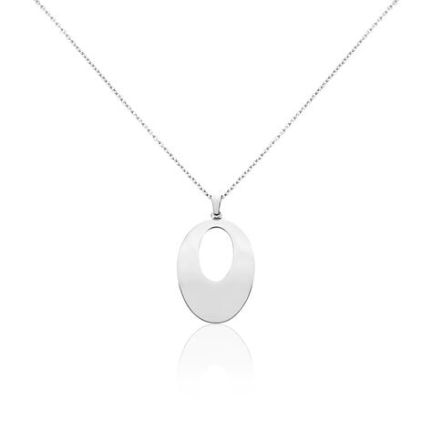 Collier Sautoir Hilarius Acier Blanc - Sautoirs Femme | Marc Orian