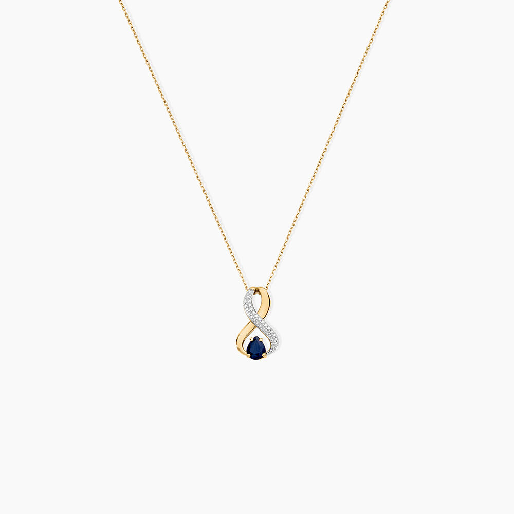Collier Iolo Or Jaune Saphir - Colliers avec pierres Femme | Marc Orian