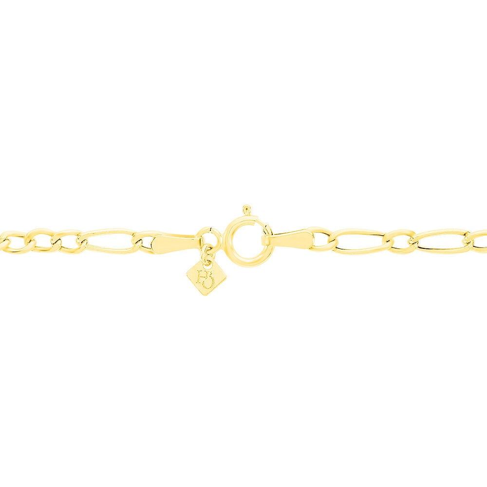 Bracelet Esma Maille Alternee 1/3 Or Jaune - Bracelets mailles Enfant | Marc Orian