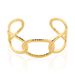 Bracelet Manchette Lorri Acier Doré - Bracelets Anneaux Entrelaces Femme | Marc Orian