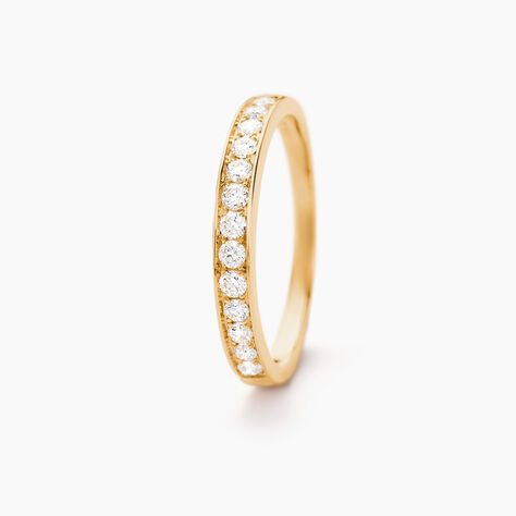 Alliance Rhea Or Jaune Diamant - Alliances avec pierres Femme | Marc Orian