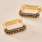 Cr&eacute;oles Ileen Plaqu&eacute; Or Jaune Oxyde De Zirconium - Cr&eacute;oles Femme | Marc Orian