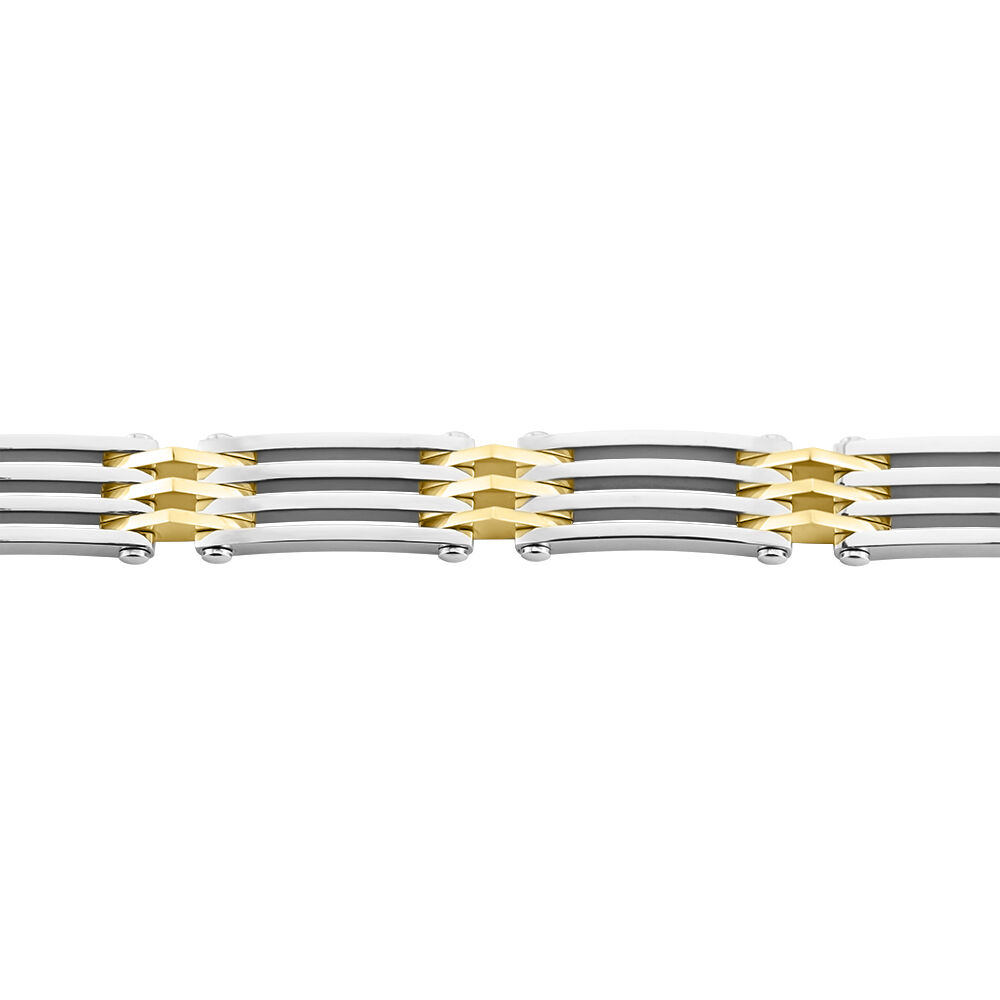 Bracelet Jourdan Rio Acier Bicolore - Bracelets Homme | Marc Orian