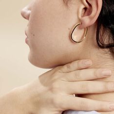 Créoles Silla Or Jaune - Boucles d'oreilles Créoles Femme | Marc Orian