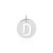 Pendentif Elio D Argent Blanc - Pendentifs Famille | Marc Orian