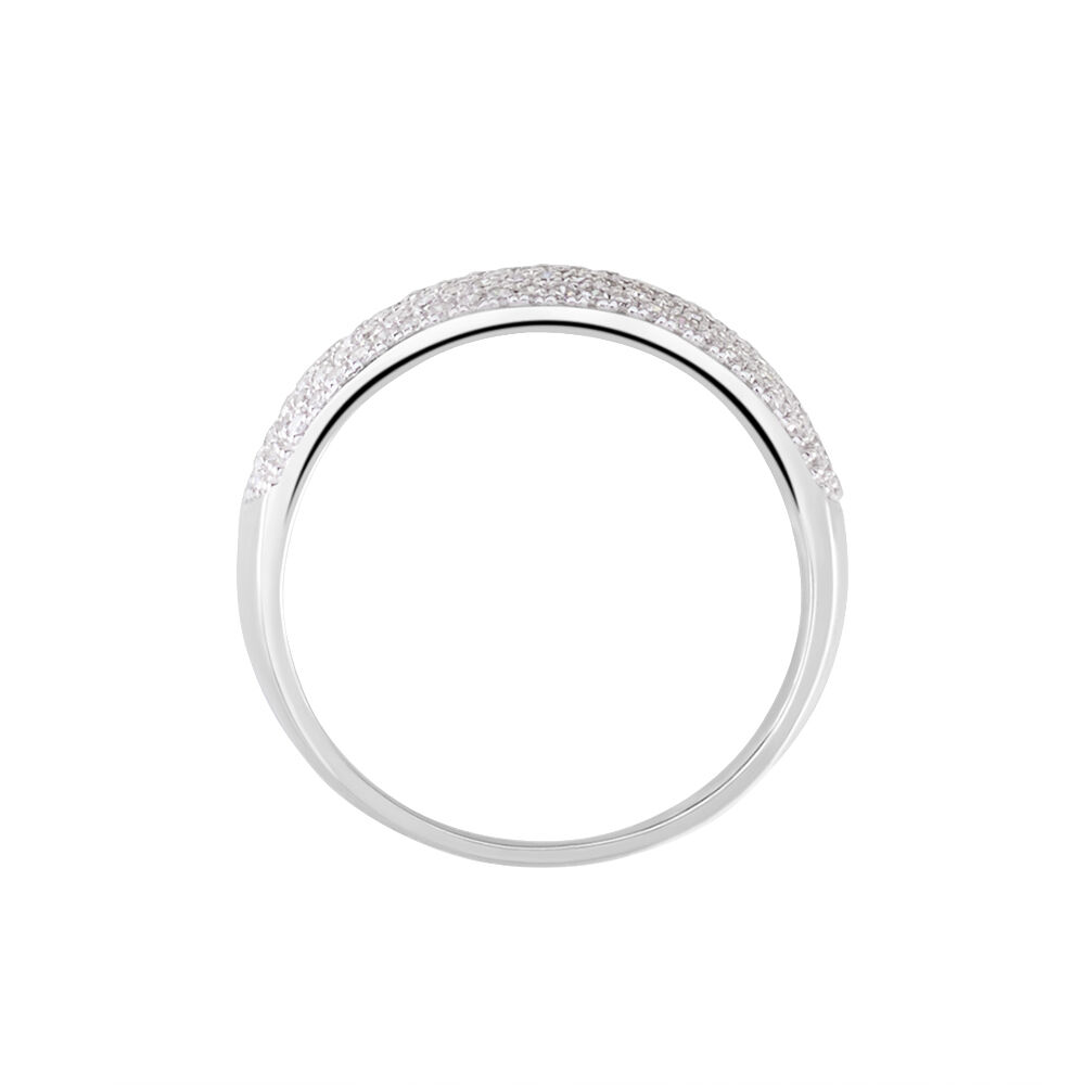 Bague Charlotte Or Blanc Diamant - Bagues pierres précieuses Femme | Marc Orian