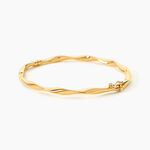 Bracelet Jonc Dianthe Argent Dor&eacute; A L'Or 750/1000 - Bracelets joncs Femme | Marc Orian