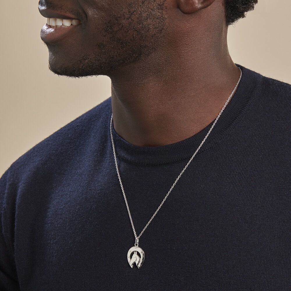 Pendentif Dua Argent Blanc - Pendentifs Famille | Marc Orian