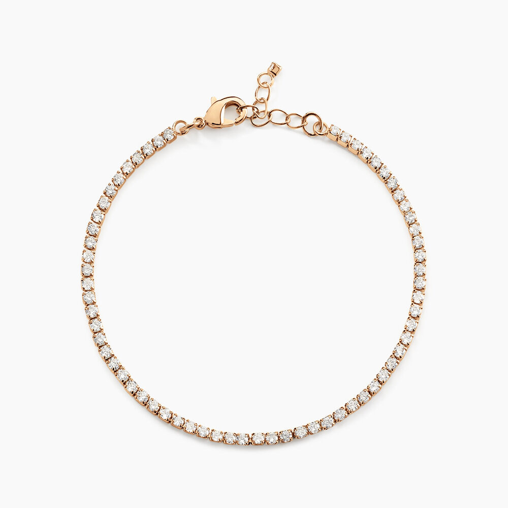 Bracelet Plaqu&eacute; Or Zoelia Oxydes De Zirconium - Bracelets cha&icirc;nes Femme | Marc Orian