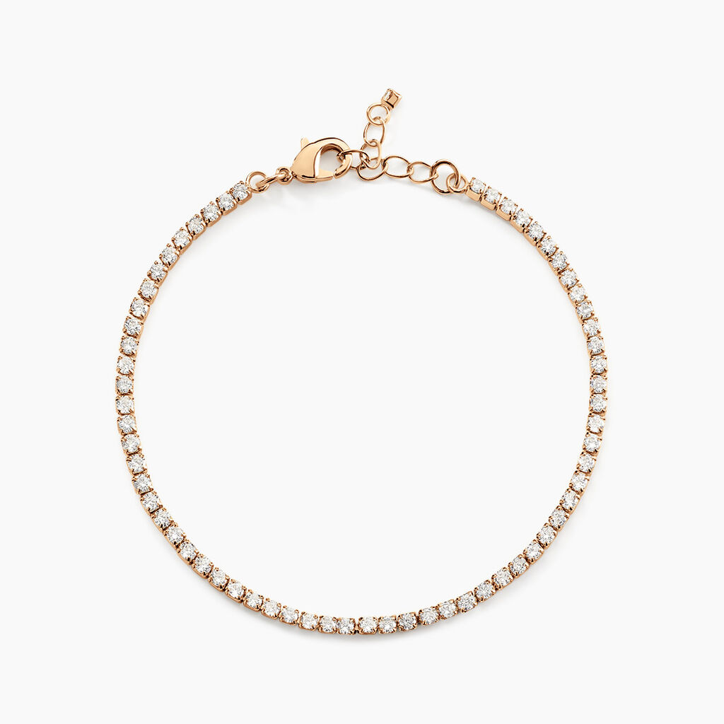 Bracelet Plaqu&eacute; Or Zoelia Oxydes De Zirconium - Bracelets cha&icirc;nes Femme | Marc Orian