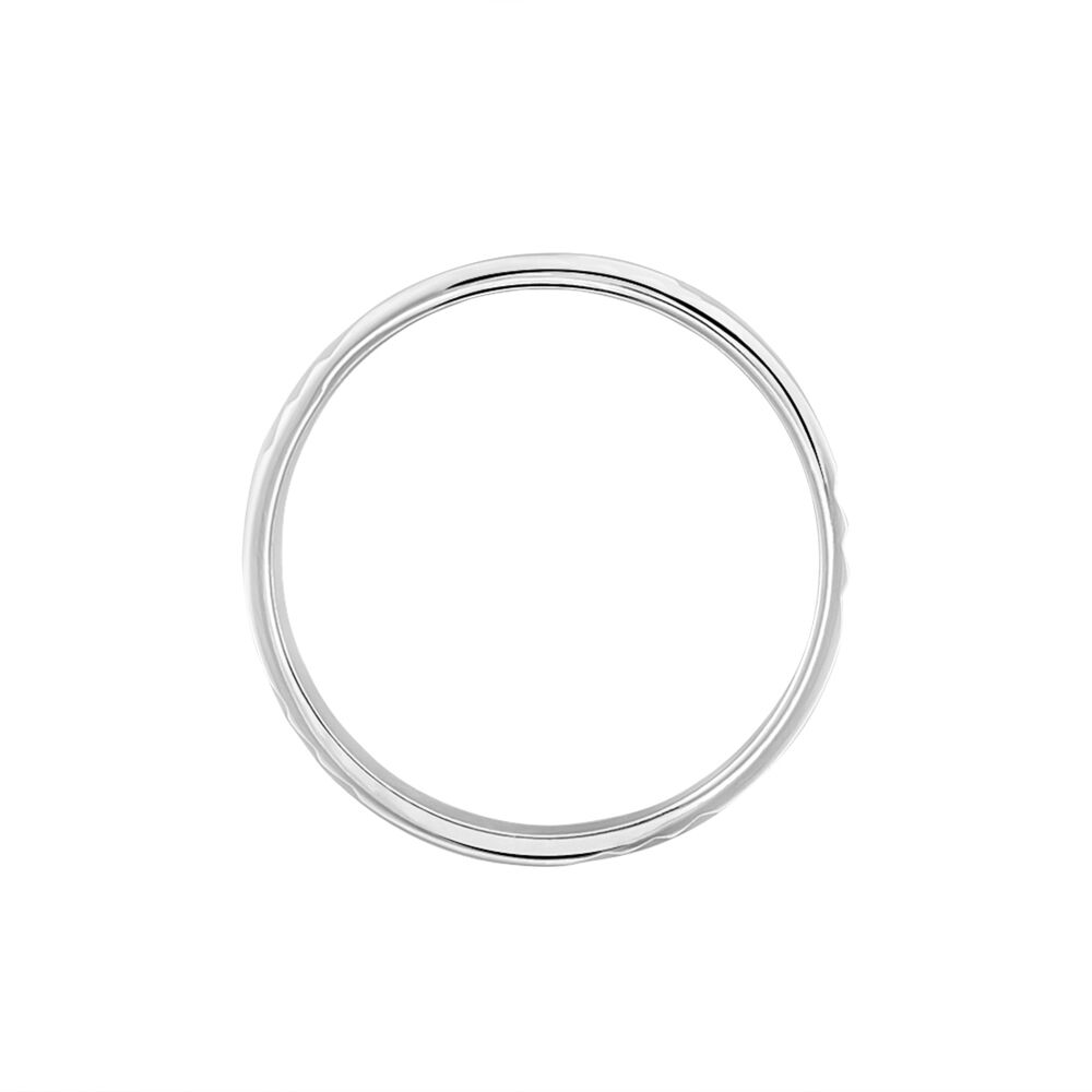 Alliance Alishba Argent Blanc - Alliances personnalis&eacute;es Homme | Marc Orian