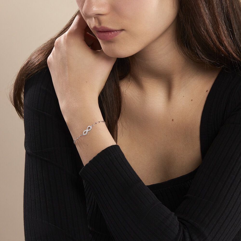 Bracelet Argent Wine Oxydes De Zirconium - Bracelets chaînes Femme | Marc Orian