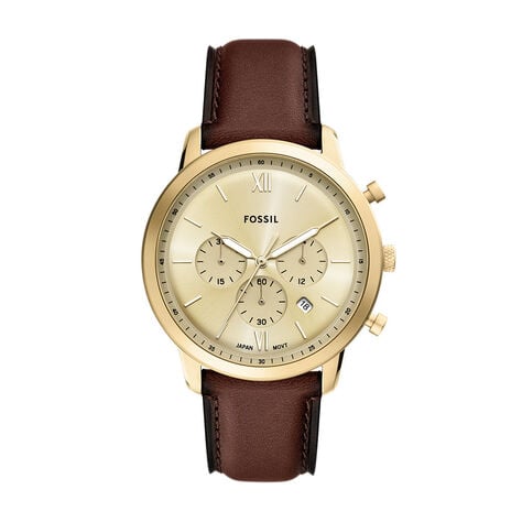 Montre Fossil Neutra Chrono Doré - Montres étanches Homme | Marc Orian