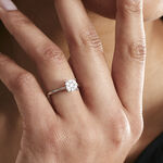 Bague Solitaire Or Blanc Dream Diamants - Parures de mariage Femme | Marc Orian