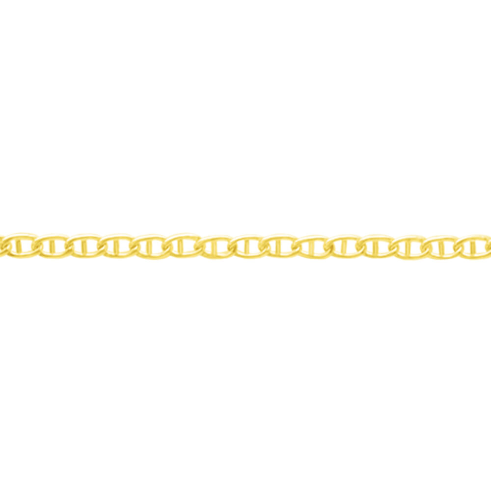 Collier Capucin Or Jaune Maille Marine Plate - Chaines Homme | Marc Orian