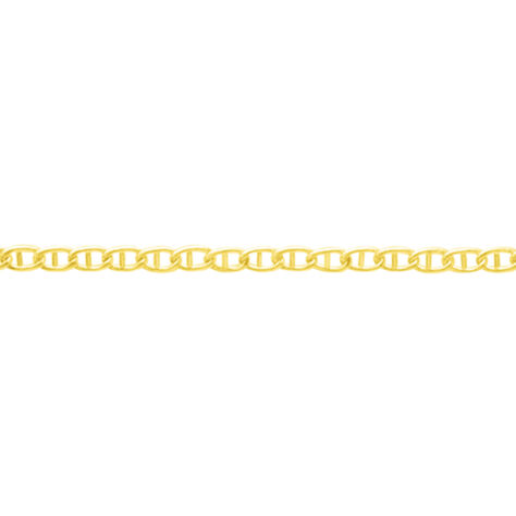 Collier Capucin Or Jaune Maille Marine Plate - Chaines Homme | Marc Orian