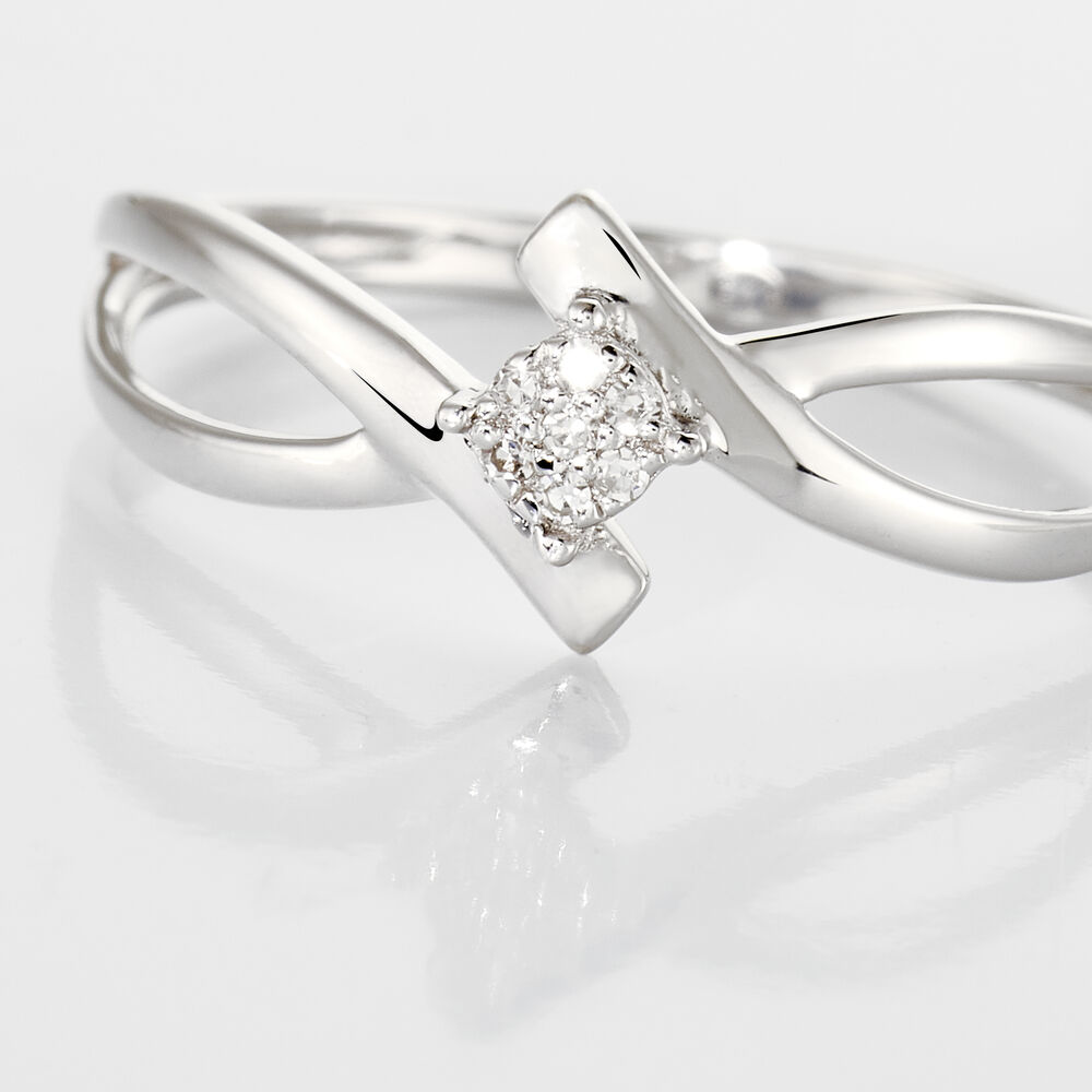 Bague Jone Or Blanc Diamant - Parures de mariage Femme | Marc Orian