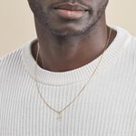 Pendentif Ionia Lettre Or Jaune - Pendentifs Famille | Marc Orian