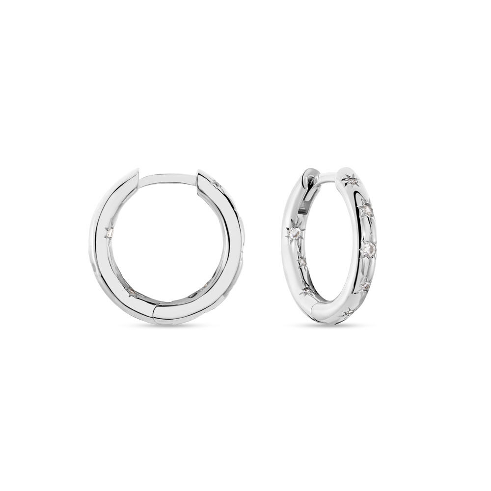 Créoles Selkis Oxydes De Zirconium - Créoles Femme | Marc Orian