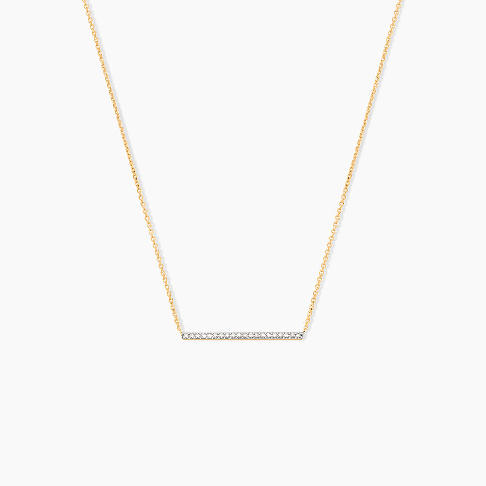 Collier Alayna Or Jaune Diamant - Colliers avec pierres Femme | Marc Orian