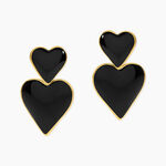 Boucles D'Oreilles Pendantes Ha&iuml;a Acier Dor&eacute; - Pendantes Femme | Marc Orian