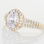 Bague Or Jaune Arjun Oxydes De Zirconium - Solitaires Femme | Marc Orian