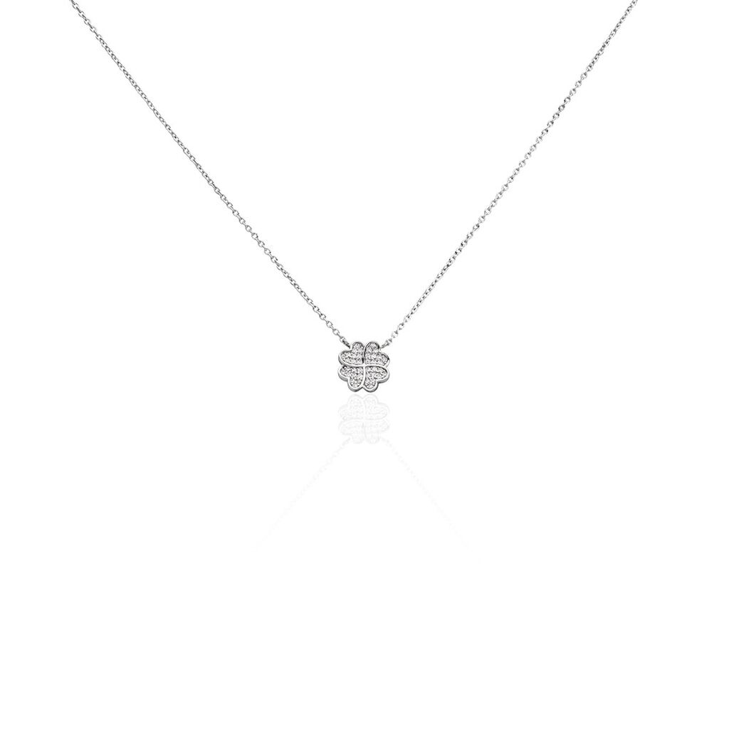 Collier Ottilie Argent Blanc Oxyde De Zirconium - Colliers avec pierres Femme | Marc Orian