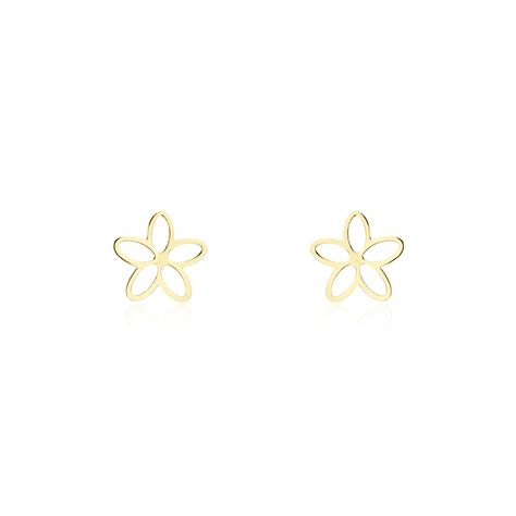 Boucles D'oreilles Puces Dacre Or Jaune - Puces Femme | Marc Orian