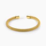 Bracelet Jonc Acier Dor&eacute; Sibil - Bracelets joncs Femme | Marc Orian