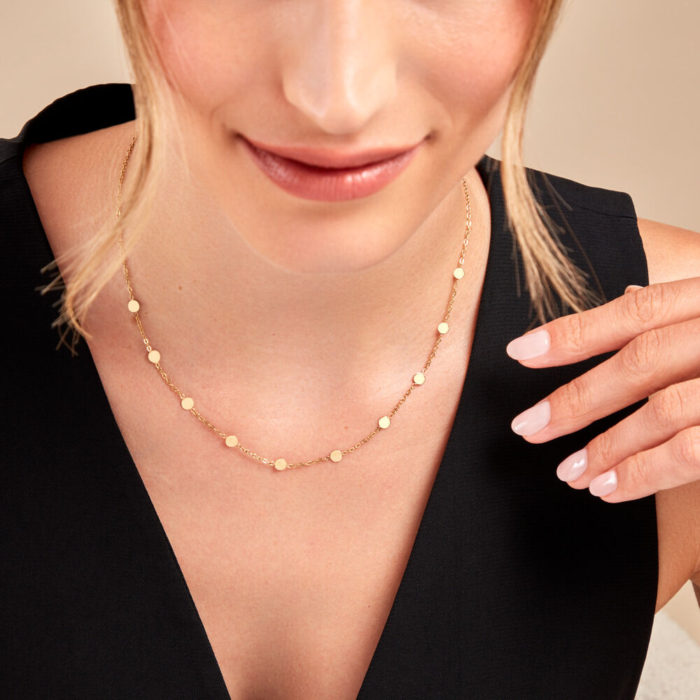 Collier Eva Acier Jaune - Colliers ete Femme | Marc Orian