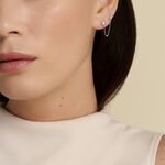Bijou D'oreille Argent Blanc Cheyanne Oxydes De Zirconium - Piercings d'oreilles Femme | Marc Orian