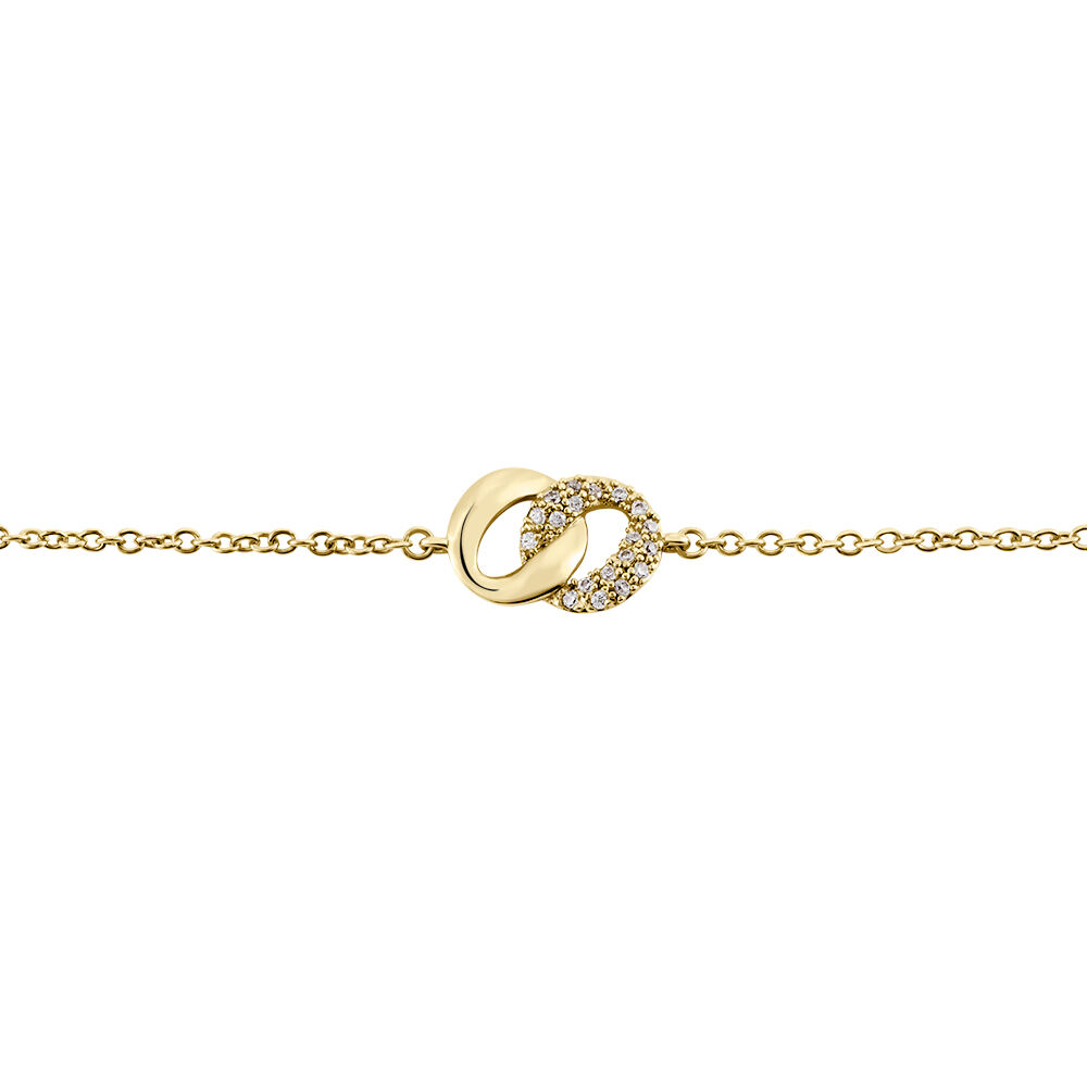 Bracelet Plaqu&eacute; Or Jaune Amato Oxydes De Zirconium - Bracelets fantaisie Femme | Marc Orian