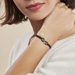 Bracelet Link Argent Blanc Oxyde De Zirconium Et C&eacute;ramique - Bracelets cordons Femme | Marc Orian