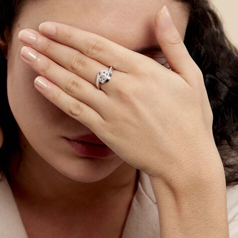 Bague Barbara Or Blanc Diamant - Bagues fiançailles Femme | Marc Orian