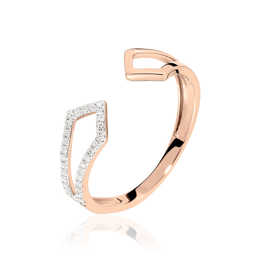 Bague Anouk Or Rose Diamant B3DFRDW1MYN Marc Orian Bijouterie en ligne