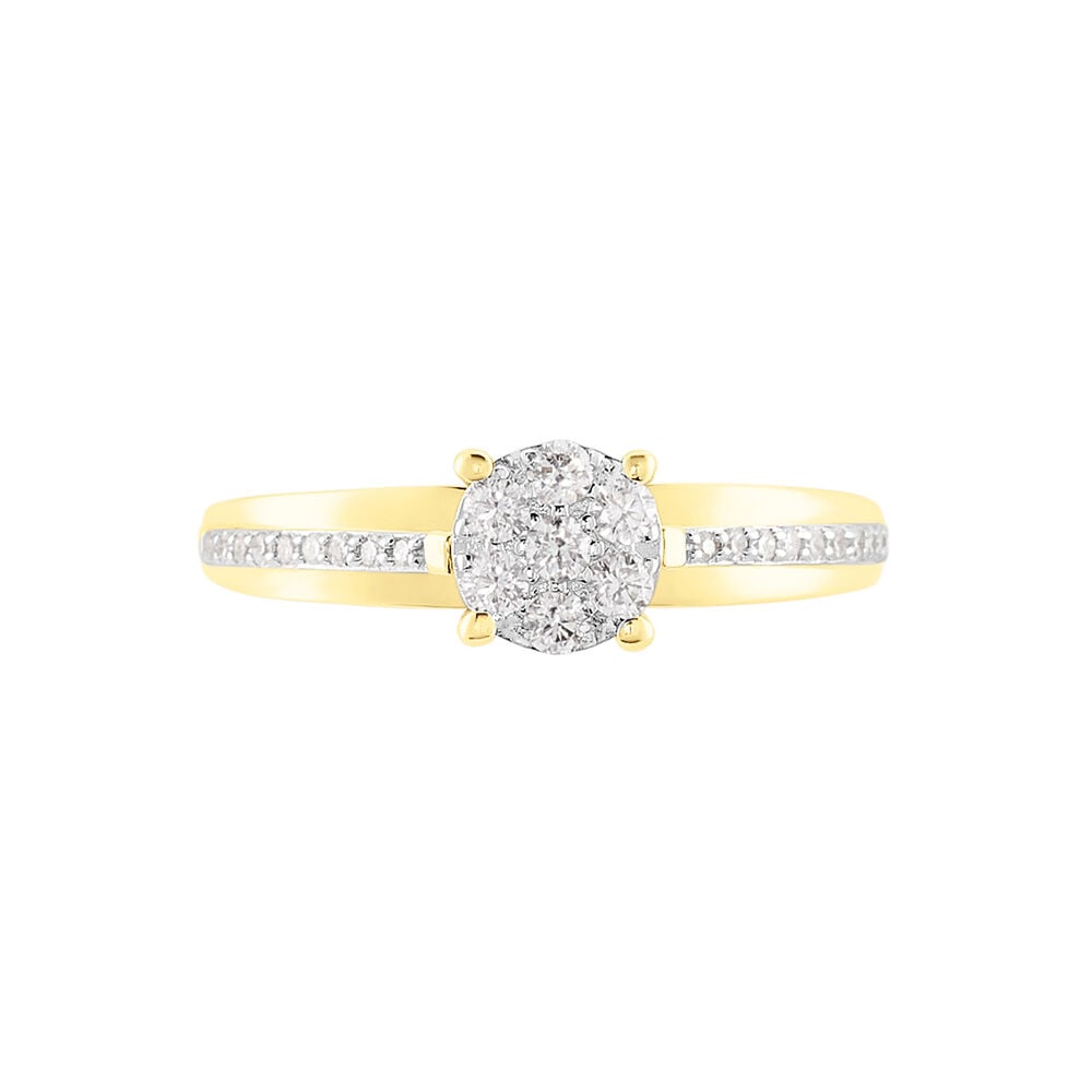 Bague Kate Or Jaune Diamant - Parures de mariage Femme | Marc Orian