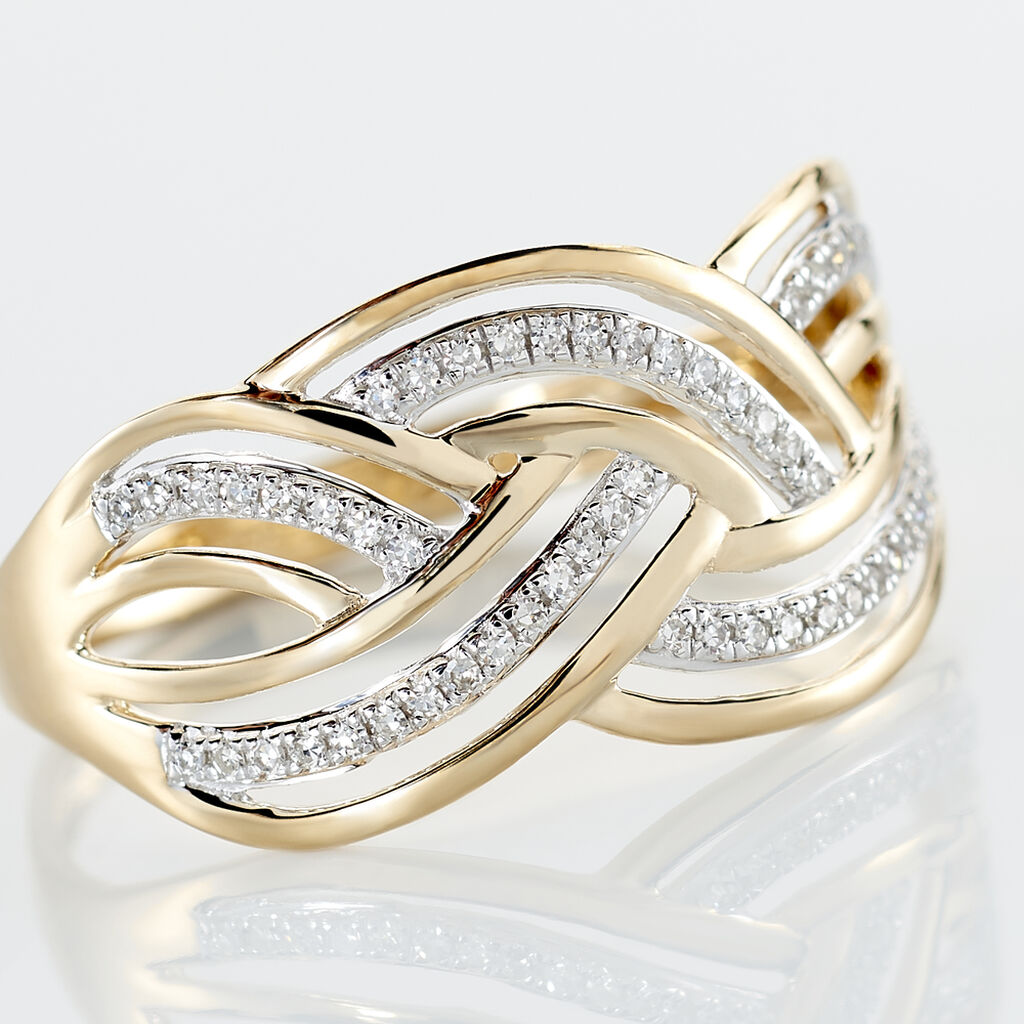 Bague Leopoldine Or Jaune Diamant - Bagues Femme | Marc Orian