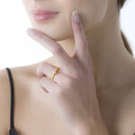 Bague Solitaire Niva Or Jaune Diamant - Solitaires Femme | Marc Orian