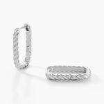 Cr&eacute;oles Hari Argent Argent&eacute; - Cr&eacute;oles Femme | Marc Orian