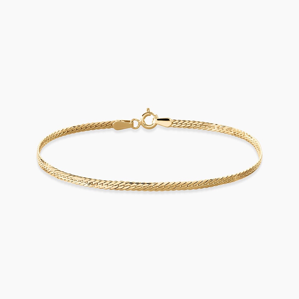 Bracelet Izel Argent Dor&eacute; A L'Or 750/1000 - Bracelets cha&icirc;nes Femme | Marc Orian