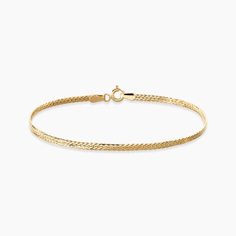 Bracelet Izel Argent Dor&eacute; A L'Or 750/1000 - Bracelets cha&icirc;nes Femme | Marc Orian