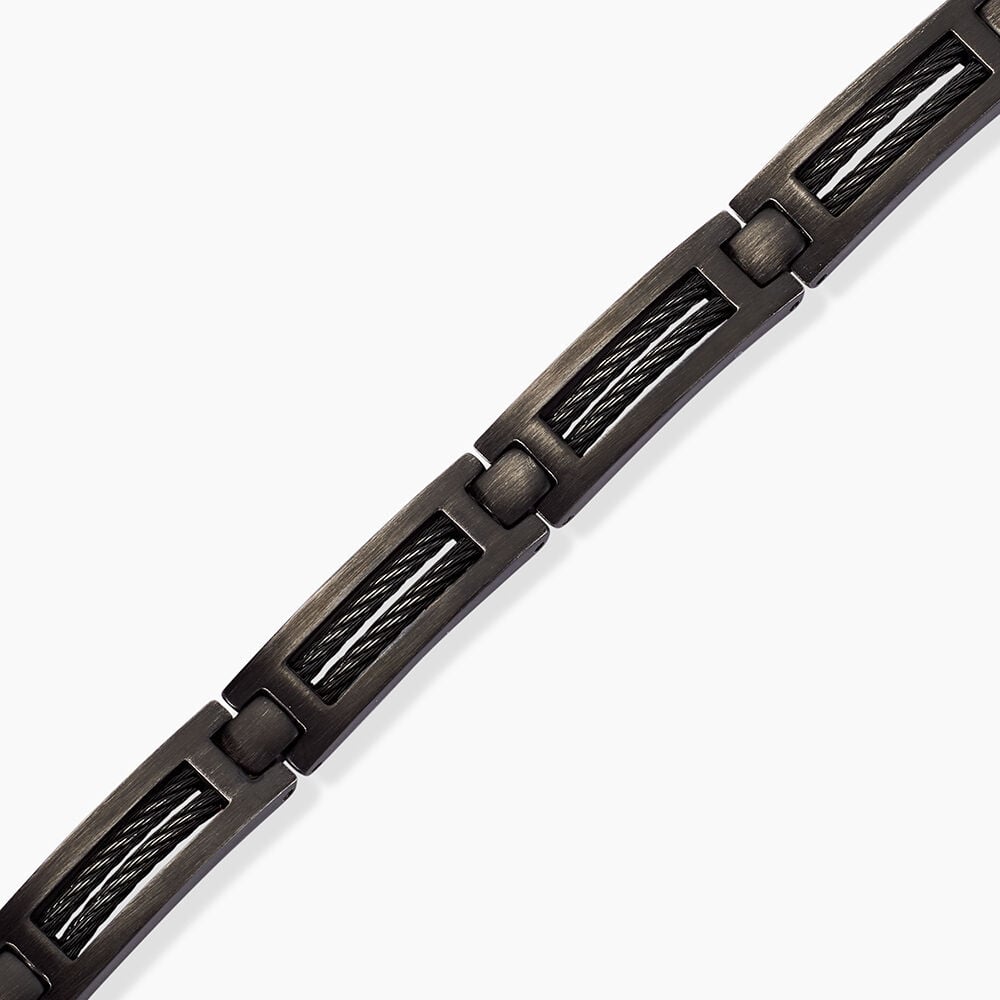Bracelet Phebus Him Acier Noir - Bracelets Homme | Marc Orian