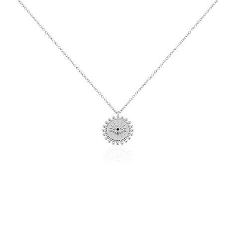 Collier Salvia Argent Blanc Opale - Colliers Femme | Marc Orian