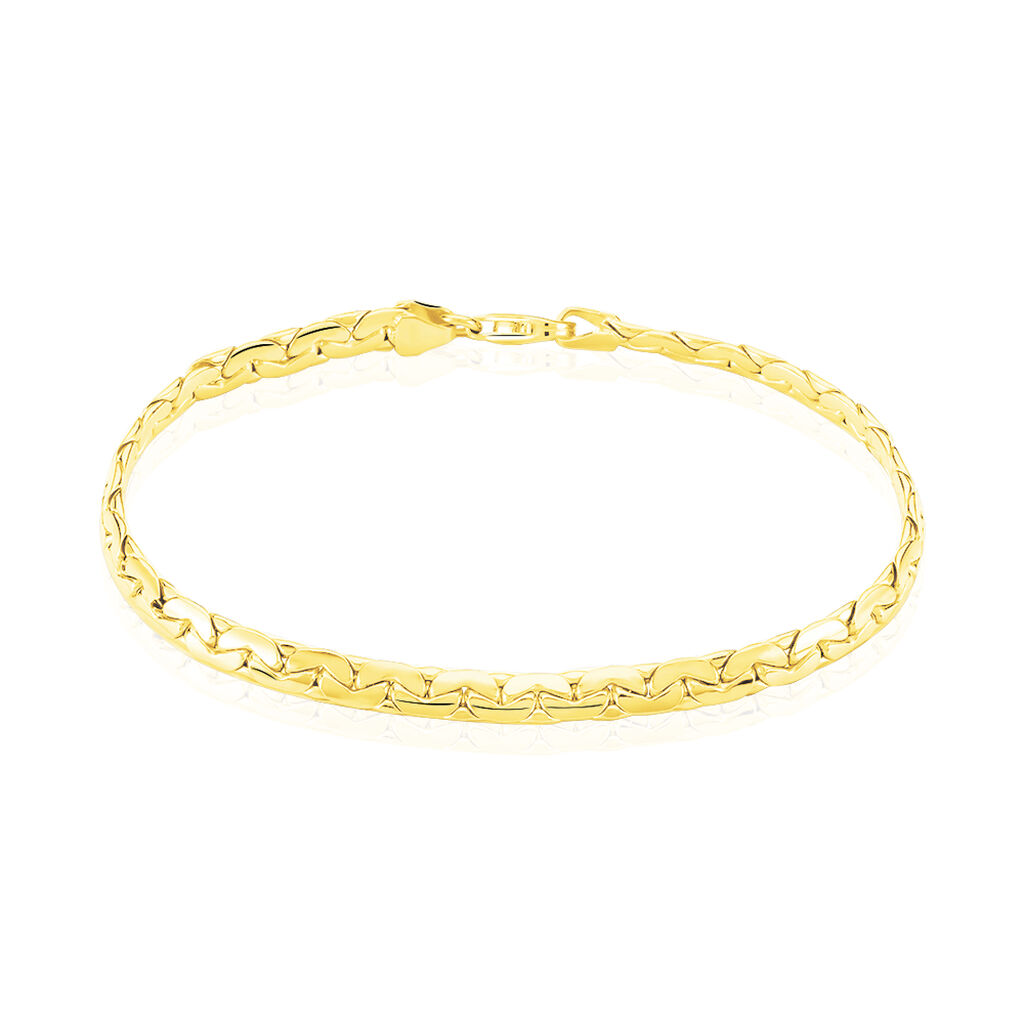 Bracelet Ivy Maille Haricot Or Jaune - Bracelets mailles Femme | Marc Orian