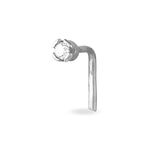 Piercing De Nez Demetrie Or Blanc Diamant - Piercing Nez Femme | Marc Orian