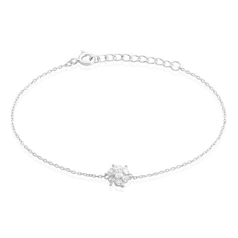 Bracelet Ulyssia Argent Blanc Oxyde De Zirconium - Bracelets chaînes Femme | Marc Orian