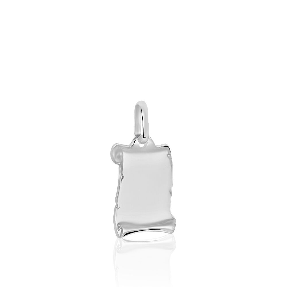 Pendentif Zodiaque Parchemin Argent Blanc - Bijoux personnalisés Famille | Marc Orian
