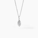 Collier Duchesse Argent Blanc Oxyde De Zirconium - Colliers avec pierres Femme | Marc Orian